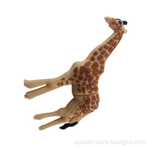 Animal Shaped Custom PVC USB Flash Drives, Customized Packaging Types/Logos Accepted, 256MB to 32GB